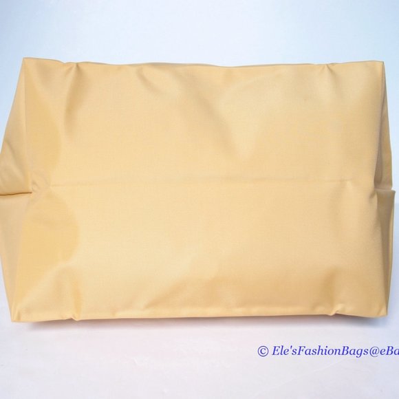 ❤️ NWT LONGCHAMP Le Pliage Type M Medium Short Handle Tote CURRY Yellow AUTHENTC - Picture 13 of 16